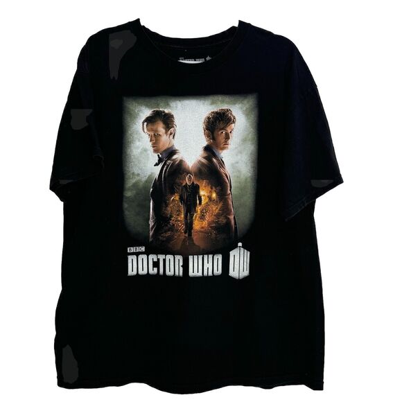 Doctor Who BBC 2012 Cinema Event Black T-shirt Size XL - Picture 1 of 4